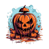 Spooky mood of Halloween