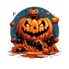Spooky mood of Halloween
