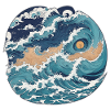 Japan Waves Art
