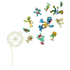 Creepy Zombie Gift Dandelion Halloween