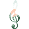 Treble Clef Landscape
