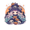 Witch Helloween Pumpkin Helloween Witches