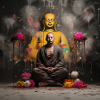 La méditation de Buddha