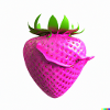 Pinke Erdbeere
