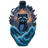 Raccoon bottle
