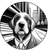 Drawing dog - Pet funny gift