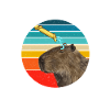 Capybara Shower Funny Capybara