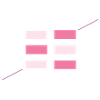 Modern and stylish pink earth