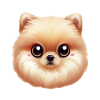 Playful Pomeranian Artwork