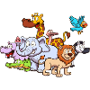 Safari-Tiere