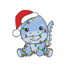 Dino Christmas Winter Animals Dino