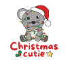 Mouse Christmas Mice Christmas Cutie