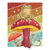 Retro Identification Cueillette Champignon Cueilleur