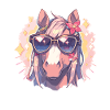 Einhorn Sonnenbrille