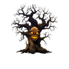 Crâne effrayant Halloween Design Crâne