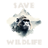 Save wildlife chimpanzee