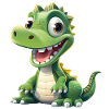 Bébé crocodile alligator