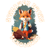 Schlauer Fuchs Schulkind Schulanfang