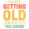 Retro Style Legendary Anniversary