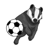 Dachs Fußballspieler Fußball