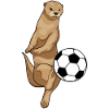 Otter Soccer Player Soccer