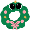 Lustiger Adventkranz Weihnachten