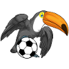 Toucan Soccer Player Soccer