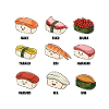 Cibo giapponese Sushi Lovers Nigiri Sushi