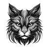Cat Portrait Head Animal