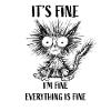 MOD I'm Fine CrazyCat