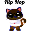 Chat hip-hop, chat cool