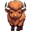 Bébé bison buffle