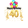 40 Happy Birthday Design