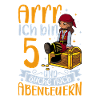 Ich bin 5 - Mädchen Pirat