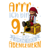 Ich bin 9 - Mädchen Pirat