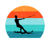 Wasserskier Wasserski Wasserskifahrer