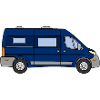 Camper VAN / Van BLUE