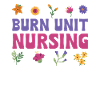 Verbrennungspflegekraft Blumen Design