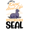 Robbe Geschenk Seehund Seelöwe