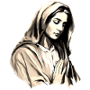 Holly Mary Maria Madonna Mariana Jomfru Maria Hellige