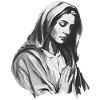 Agrifoglio Maria Maria Madonna Mariana Vergine Maria Santa