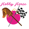 Hobby Horse kæphest og ternet flag
