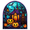 Vitrail d’Halloween