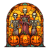 Vitrail d’Halloween
