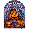Vitrail d’Halloween