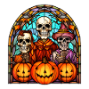 Vitrail d’Halloween
