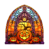 Vitrail d’Halloween
