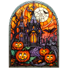 Vitrail d’Halloween