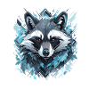 raccoon raccoon raccoon head animals