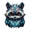 raccoon raccoon raccoon head animals
